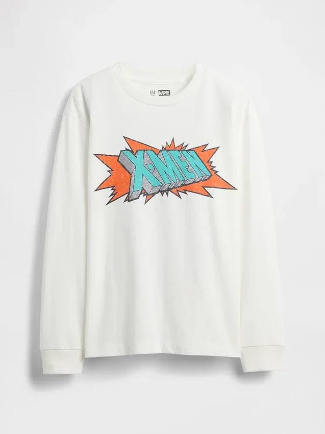 T-shirt graphique Marvel pour enfants, coupe ample