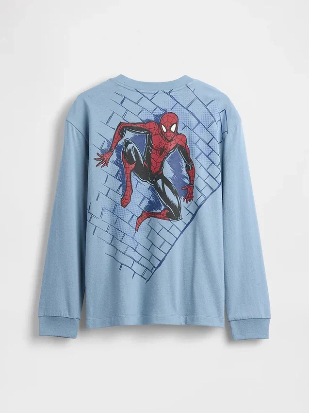 T-shirt graphique Marvel pour enfants, coupe ample