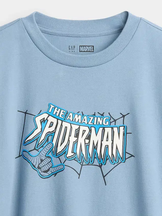 T-shirt graphique Marvel pour enfants, coupe ample