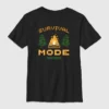 T-shirt graphique Minecraft « Mode Survie » pour enfants