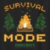 T-shirt graphique Minecraft « Mode Survie » pour enfants