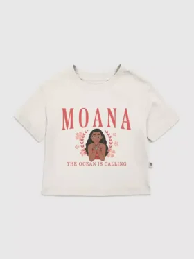 T-shirt graphique « Moana » style universitaire pour tout-petits