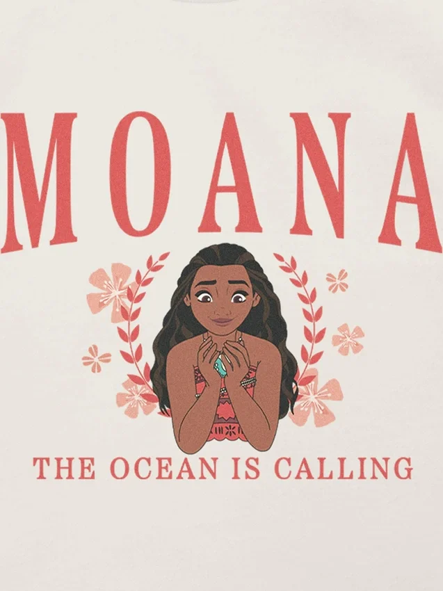 T-shirt graphique « Moana » style universitaire pour tout-petits