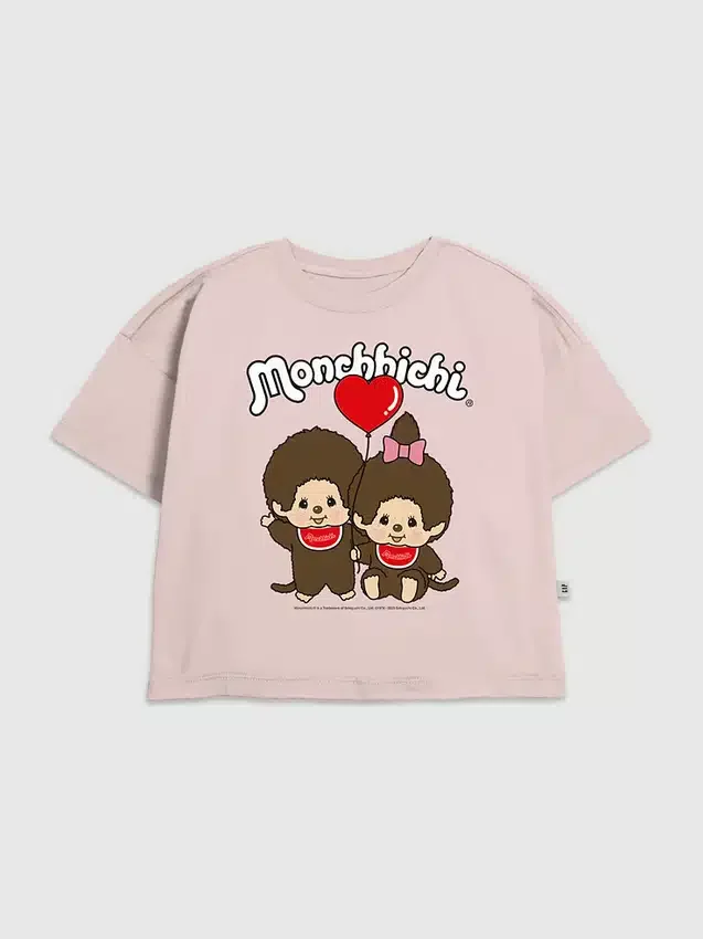 T-shirt graphique Monchhichi pour enfants