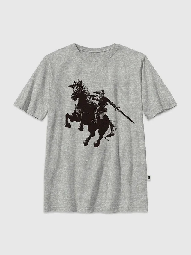 T-shirt graphique Nintendo « Brave Link » pour enfants