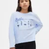 T-shirt graphique oversize Barbie pour enfants
