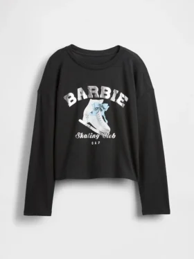 T-shirt graphique oversize Barbie pour enfants