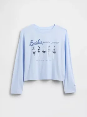 T-shirt graphique oversize Barbie pour enfants