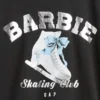 T-shirt graphique oversize Barbie pour enfants