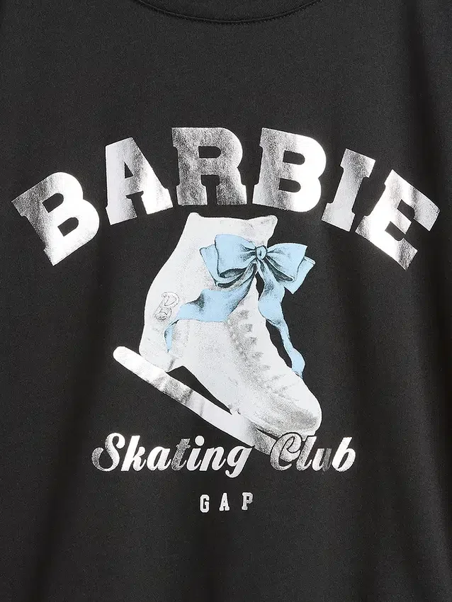 T-shirt graphique oversize Barbie pour enfants