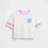 T-shirt graphique oversize et carré pour enfant
