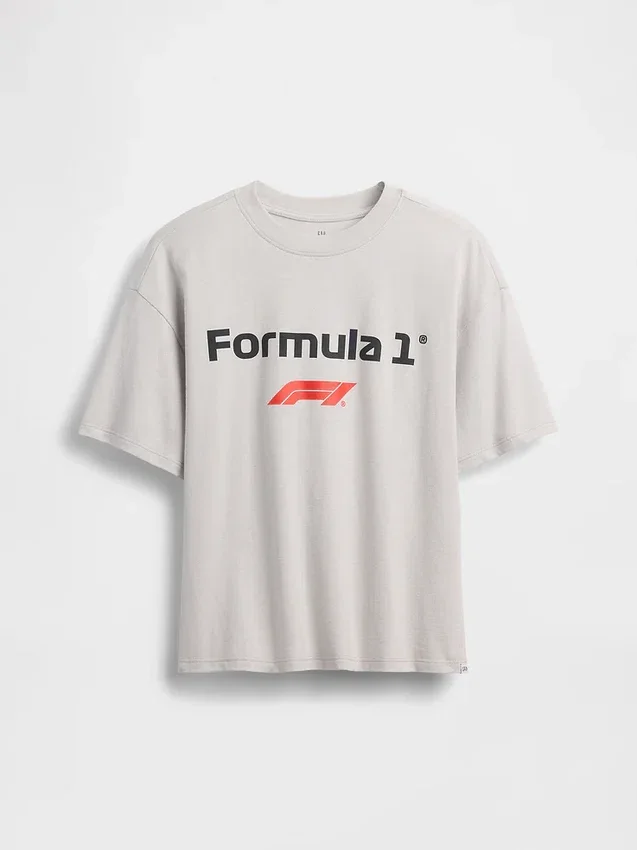 T-shirt graphique oversize « Formule 1 » pour enfants