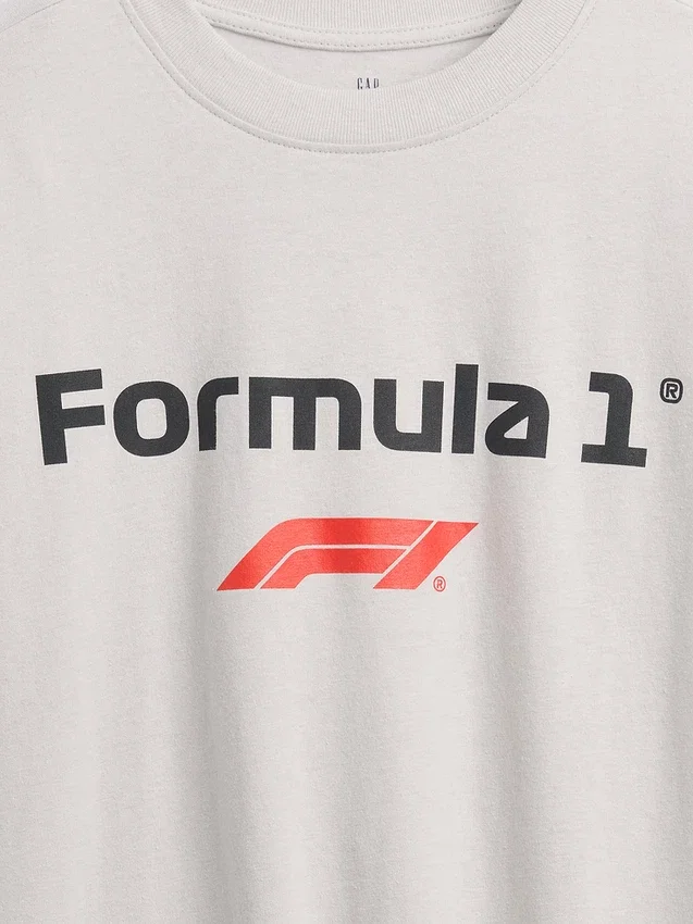 T-shirt graphique oversize « Formule 1 » pour enfants