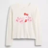 T-shirt graphique oversize Hello Kitty pour enfants