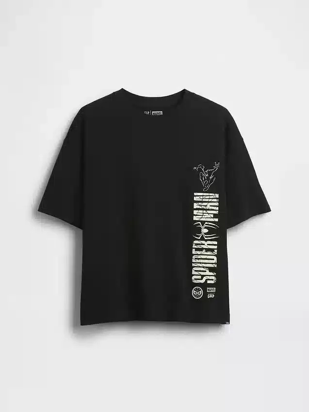 T-shirt graphique oversize Marvel pour enfants