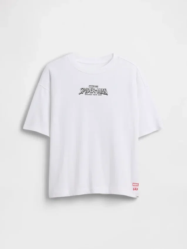 T-shirt graphique oversize Marvel pour enfants