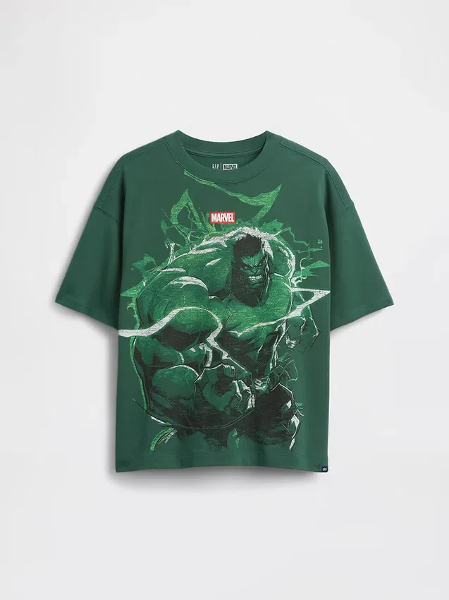 T-shirt graphique oversize Marvel pour enfants