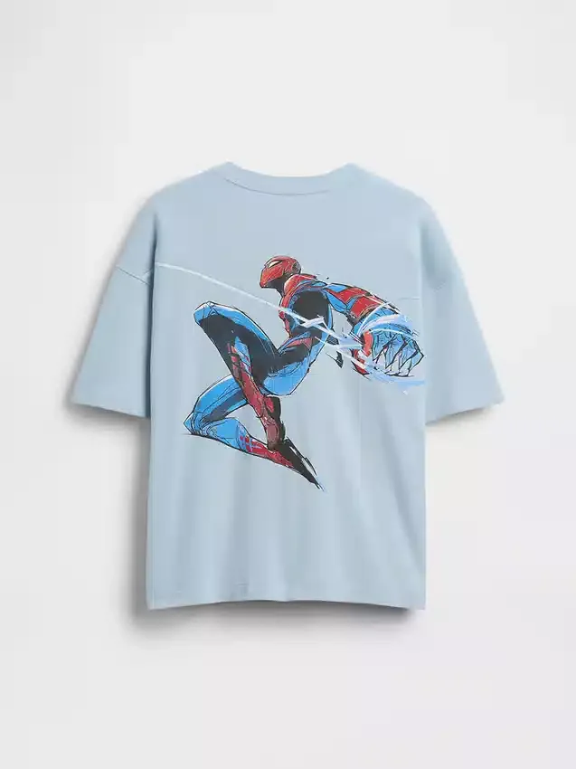 T-shirt graphique oversize Marvel pour enfants