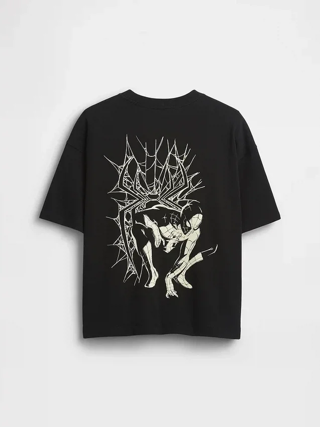 T-shirt graphique oversize Marvel pour enfants