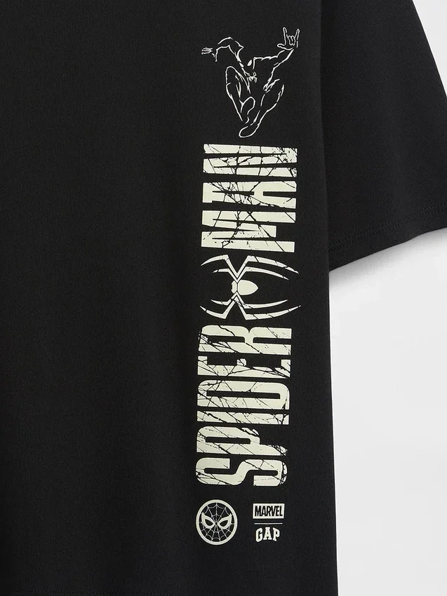 T-shirt graphique oversize Marvel pour enfants