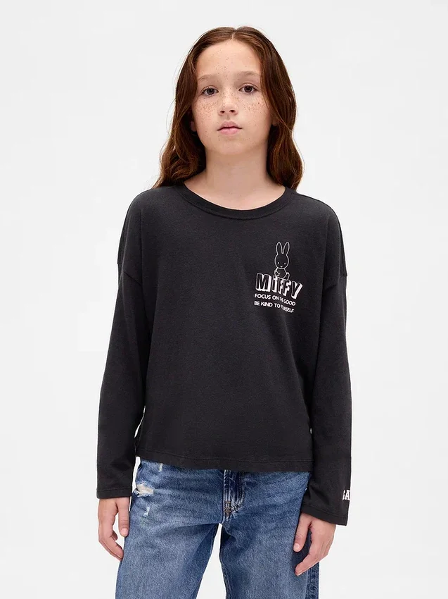 T-shirt graphique oversize Miffy pour enfants