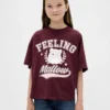 T-shirt graphique oversize pour enfants