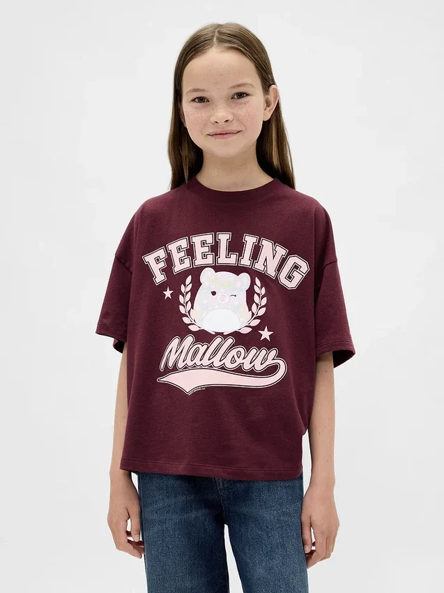 T-shirt graphique oversize pour enfants