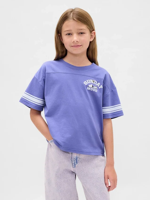 T-shirt graphique oversize pour enfants