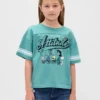 T-shirt graphique oversize pour enfants