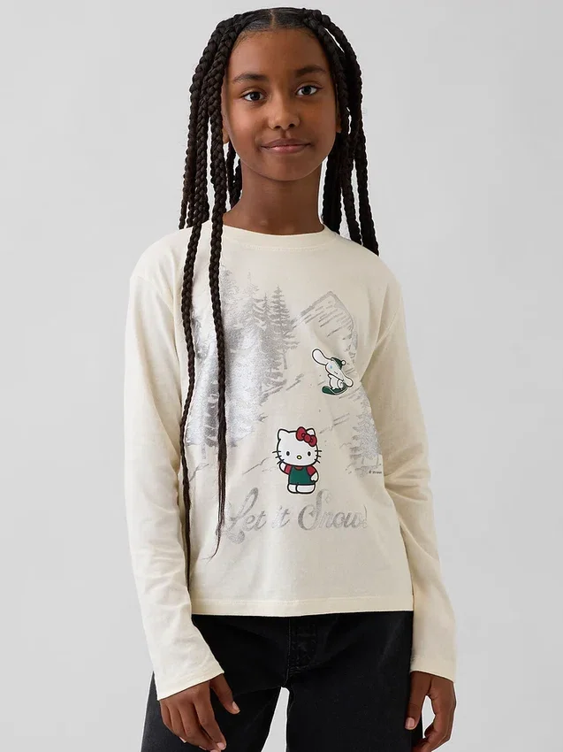 T-shirt graphique oversize pour enfants