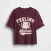 T-shirt graphique oversize pour enfants