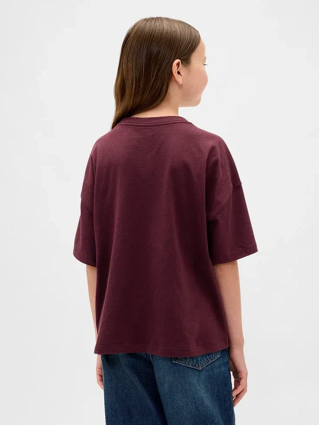 T-shirt graphique oversize pour enfants