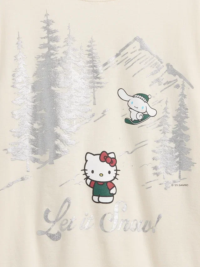 T-shirt graphique oversize pour enfants