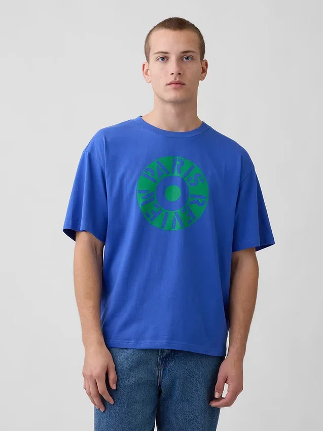T-shirt graphique oversize Robert Indiana