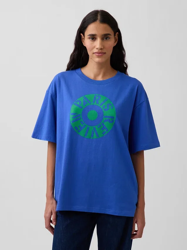 T-shirt graphique oversize Robert Indiana