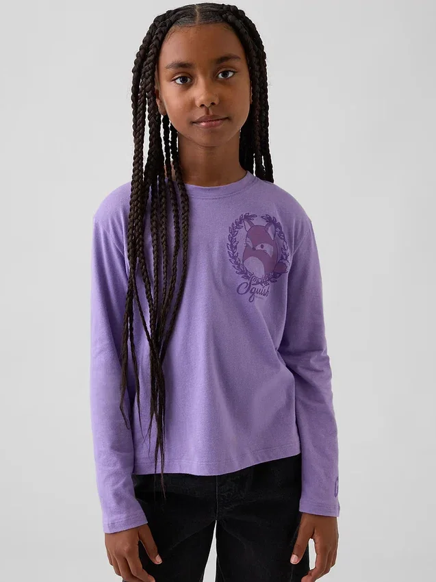 T-shirt graphique oversize Squishmallow pour enfants