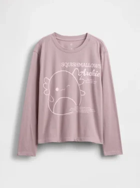 T-shirt graphique oversize Squishmallow pour enfants