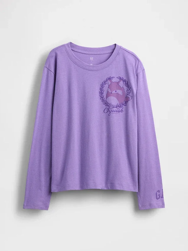 T-shirt graphique oversize Squishmallow pour enfants