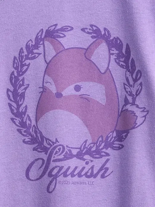 T-shirt graphique oversize Squishmallow pour enfants