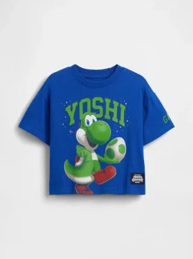 T-shirt graphique oversize Super Mario pour tout-petits