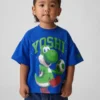 T-shirt graphique oversize Super Mario pour tout-petits