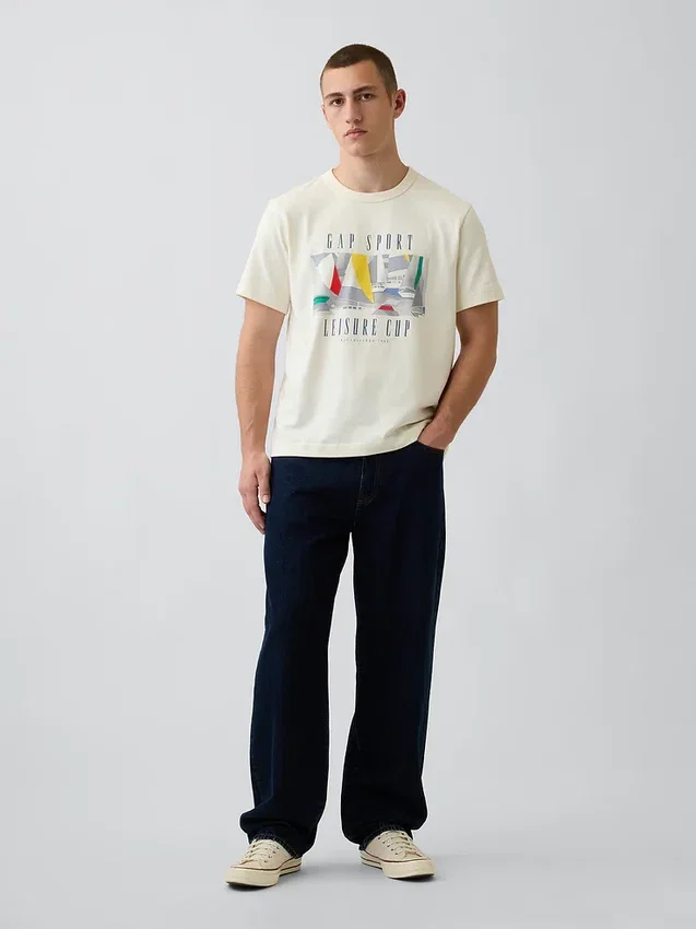 T-shirt graphique épais Gap Sport