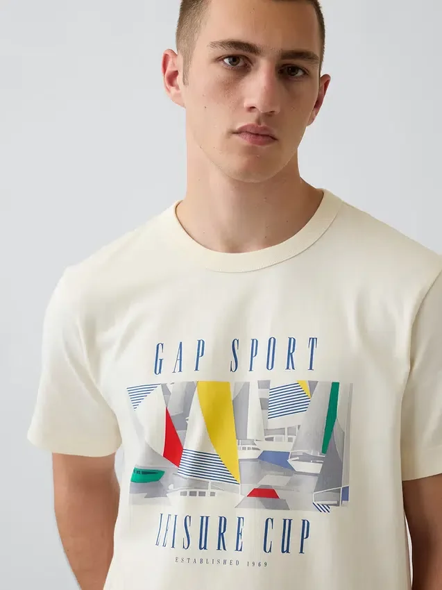T-shirt graphique épais Gap Sport