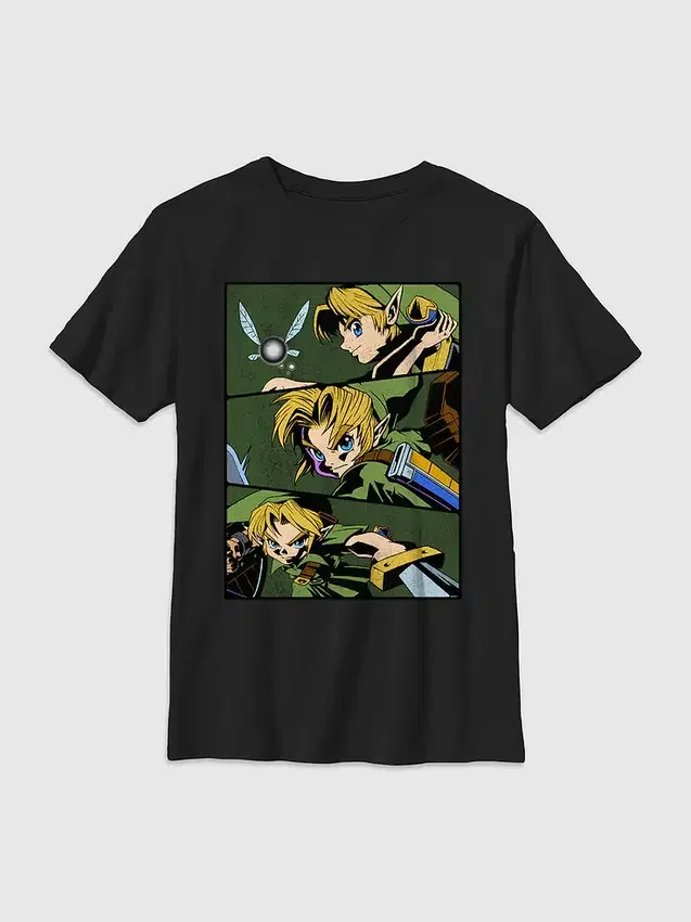 T-shirt graphique pour enfant « Link » de la série « The Legend of Zelda » de Nintendo