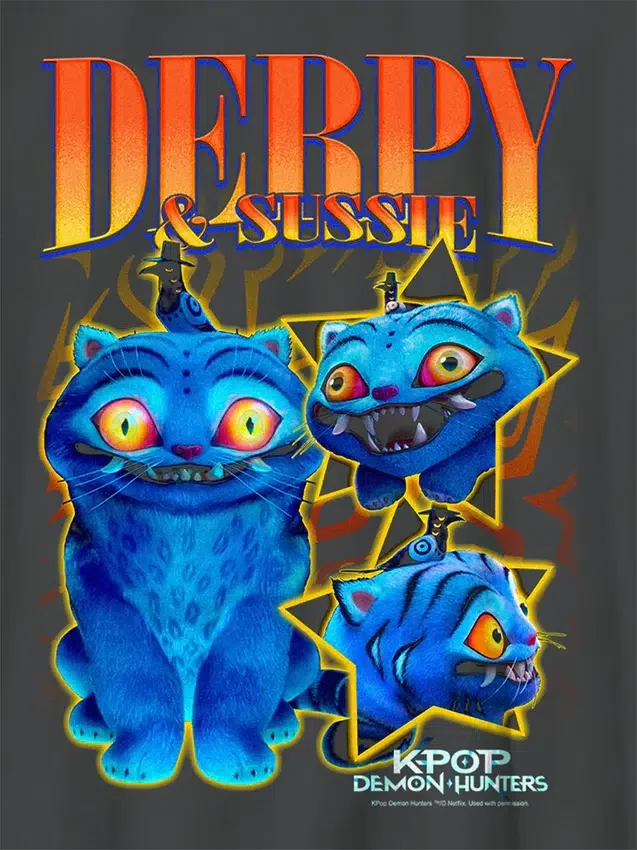T-shirt graphique pour enfants « K-Pop Demon Hunters Derpy Y2K »