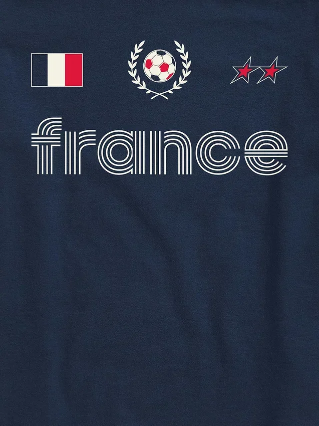 T-shirt graphique pour enfants « Maillot de foot de l'équipe de France »