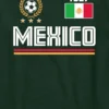T-shirt graphique pour enfants « Maillot de foot du Mexique »