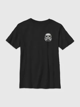 T-shirt graphique pour enfants Star Wars avec Stormtrooper brodé