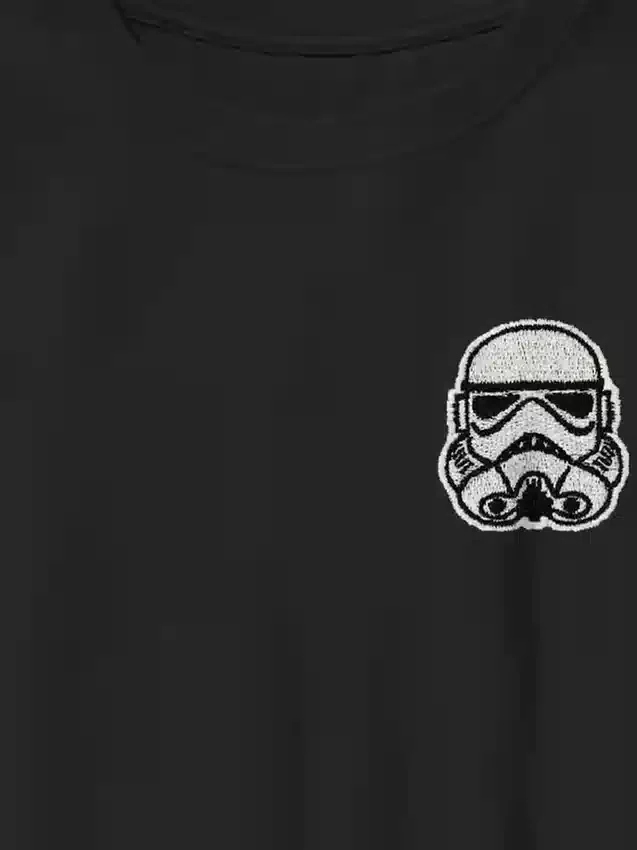 T-shirt graphique pour enfants Star Wars avec Stormtrooper brodé
