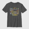 T-shirt graphique pour enfants « Tableau périodique Nintendo »